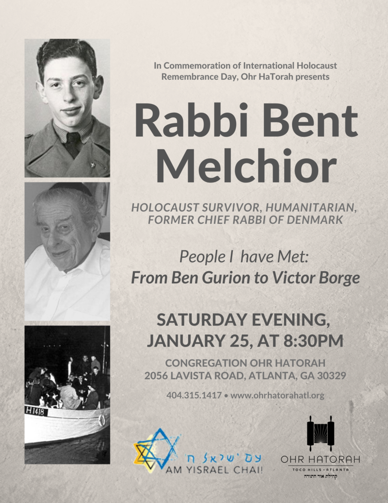 Banner Image for Guest Scholar Chief Rabbi Bent Melchior