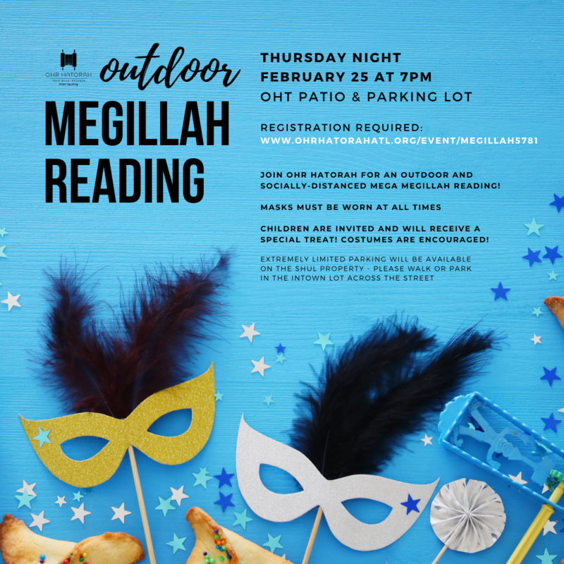 Banner Image for Outdoor Megillah Reading