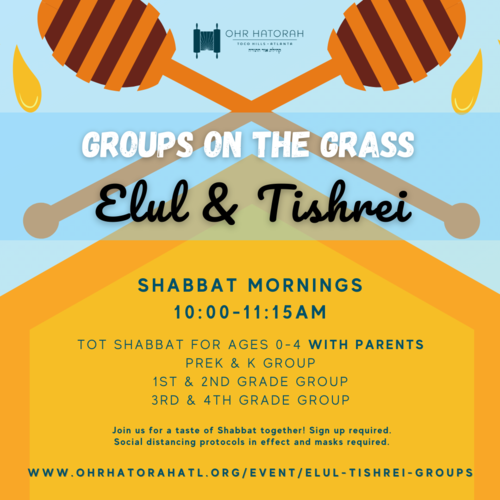Banner Image for Groups on the Grass Elul-Tishrei